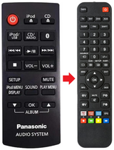 N2QAYC000081 PANASONIC afstandsbediening - productfoto