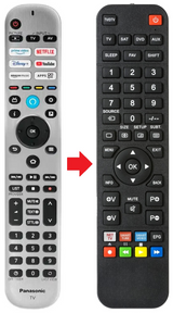 N2QBYA000079 PANASONIC afstandsbediening - productfoto