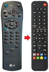 N30P LG afstandsbediening - productfoto