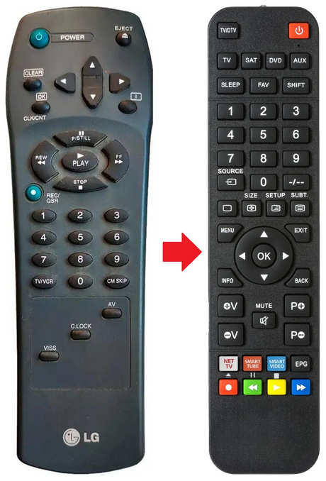 N30P LG afstandsbediening - productfoto