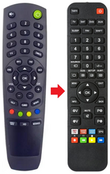 NA1170HD KAON afstandsbediening - productfoto
