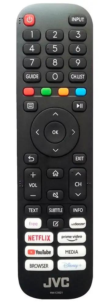ND24S3900H-SMART-VIDAA NORDMENDE afstandsbediening
