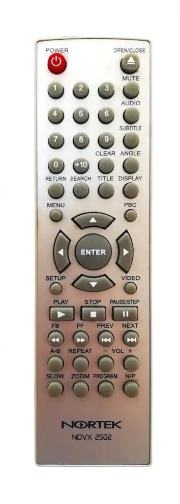NDVX-2502 NORTEK afstandsbediening