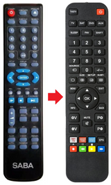 NDVX-HD160DUAL NORTEK afstandsbediening - productfoto