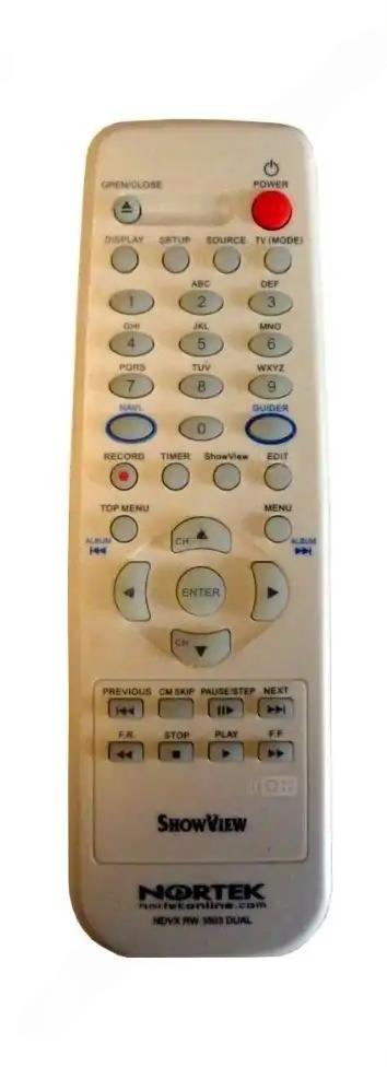 NDVX-RW3503-DUAL NORTEK afstandsbediening