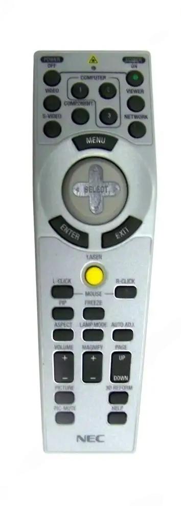 NP1150 NEC afstandsbediening