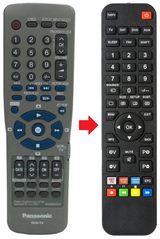 NV-MV40GCS PANASONIC afstandsbediening - productfoto