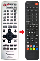 NV-SV121 PANASONIC afstandsbediening - productfoto