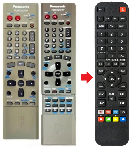 NV-VP30 PANASONIC afstandsbediening - productfoto