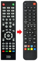 NVR-7420-42HD-N NEVIR afstandsbediening - productfoto