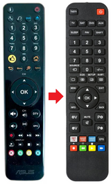 O-PLAY-TV-PRO ASUS afstandsbediening - productfoto