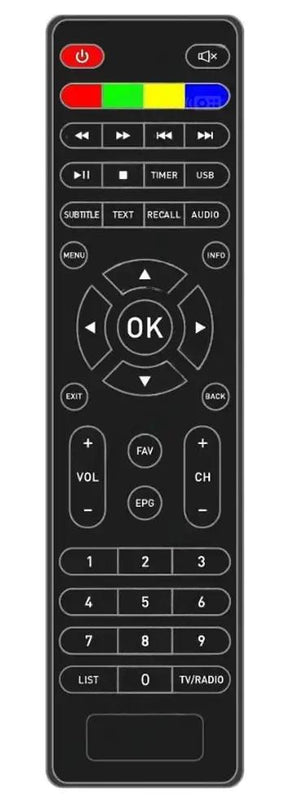 ODE8600 FUBA afstandsbediening