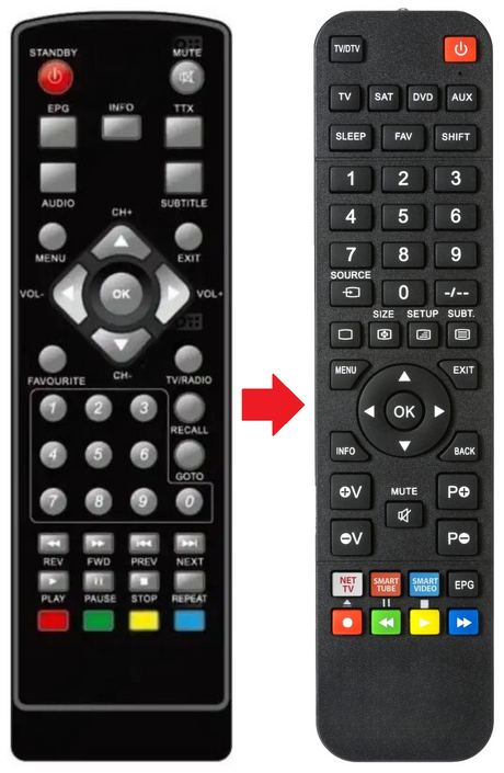ORT8896-HD OPTEX afstandsbediening - productfoto