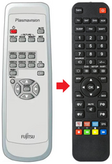 P42HHA51W FUJITSU afstandsbediening - productfoto
