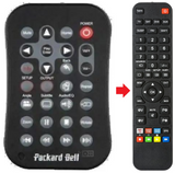 PACKARD PACKARD BELL afstandsbediening - productfoto