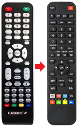 PALCO20-LED07ECTS2HEVC TELESYSTEM afstandsbediening - productfoto