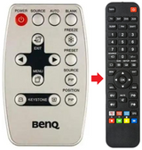 PB6100 BENQ afstandsbediening - productfoto