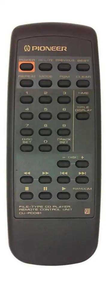 PD-F607 PIONEER afstandsbediening