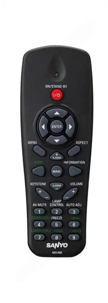 PDG-DXL100 SANYO afstandsbediening
