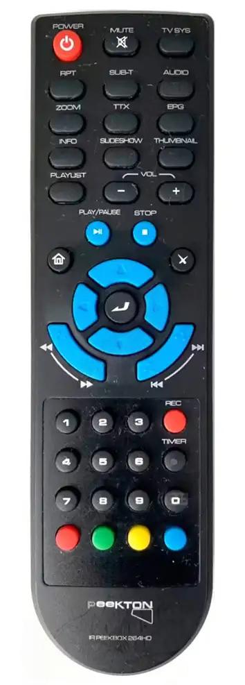 PEEKBOX-264HD PEEKTON afstandsbediening