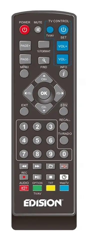 PICCO-T265 EDISION afstandsbediening