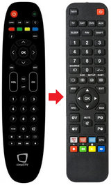 PLUS-T4112 SIMPLITV afstandsbediening - productfoto