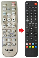 PLV-Z5 SANYO afstandsbediening - productfoto