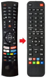 PR55SUHD20B PRINCETON afstandsbediening - productfoto