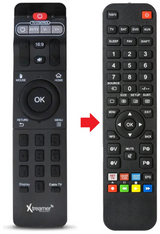 PRODIGY-4K XTREAMER afstandsbediening - productfoto