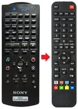 PS2 SONY afstandsbediening - productfoto