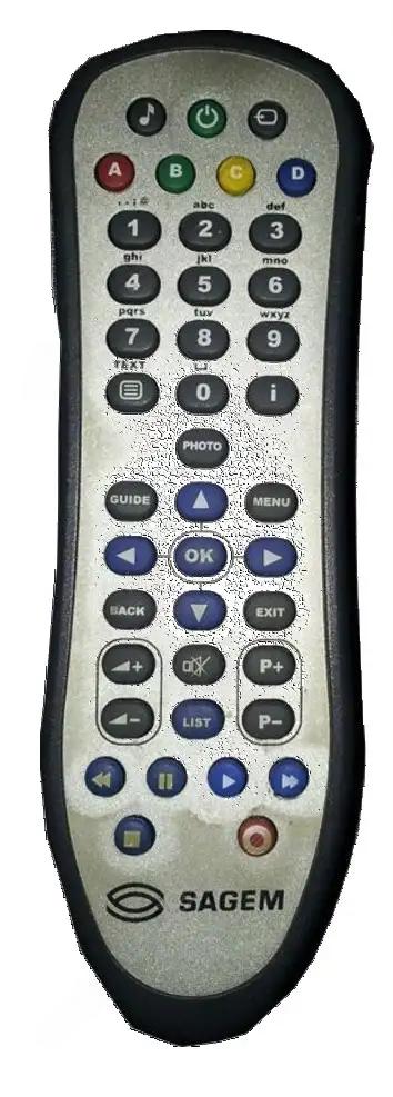 PVR6280T-FR SAGEM afstandsbediening
