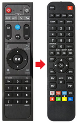 Q5-PRO HIMEDIA afstandsbediening - productfoto