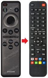 QA65Q60C SAMSUNG afstandsbediening - vergelijking