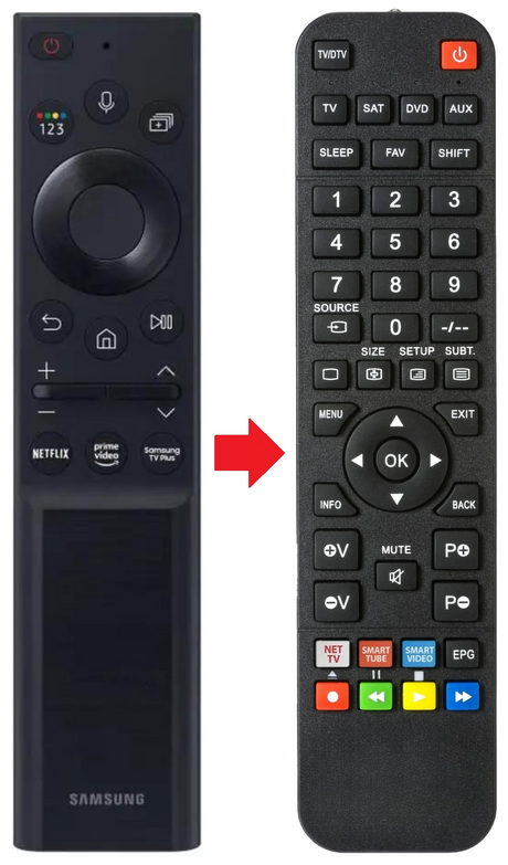QN655A LG afstandsbediening - productfoto