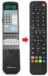 RA-1070 ROTEL afstandsbediening - productfoto