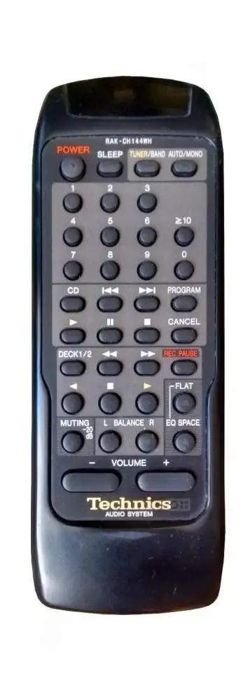 RAK-CH144WH TECHNICS afstandsbediening