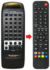 RAK-CH202WH TECHNICS afstandsbediening - productfoto
