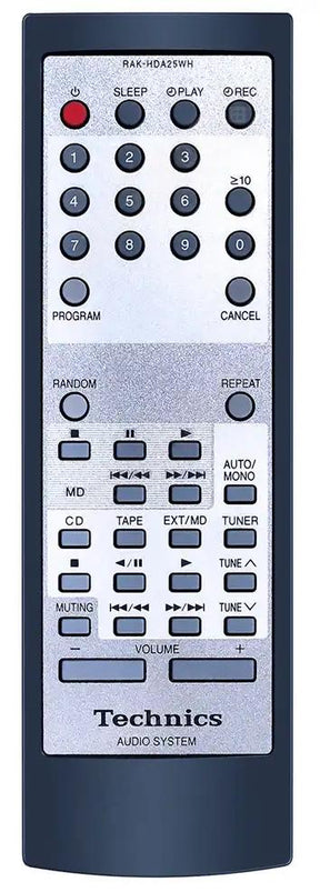 RAK-HDA25WH TECHNICS afstandsbediening