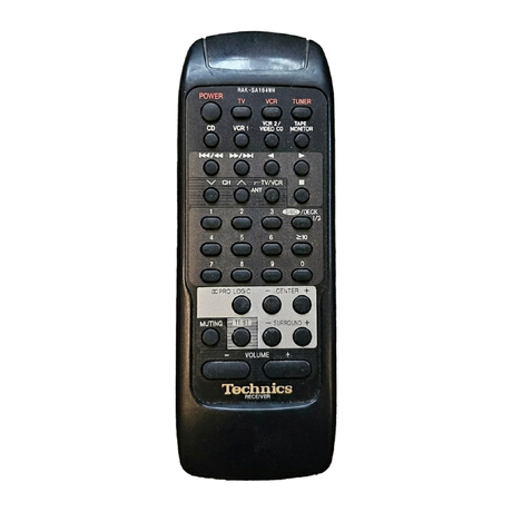 RAK-SA164WH TECHNICS afstandsbediening