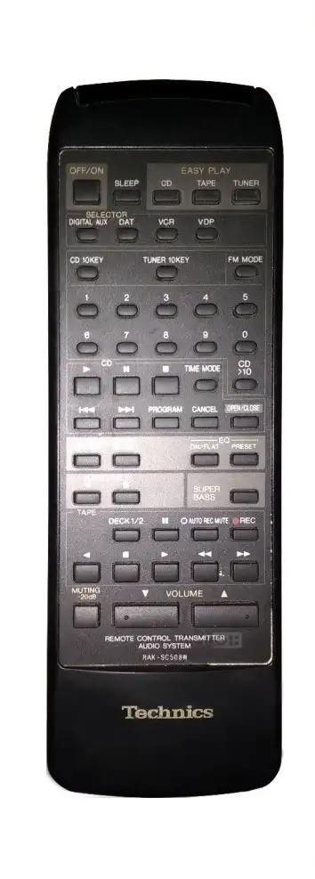 RAK-SC508W TECHNICS afstandsbediening