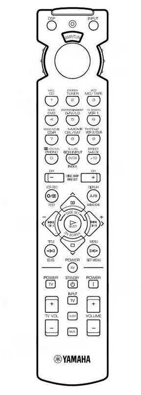 RAV213 YAMAHA afstandsbediening