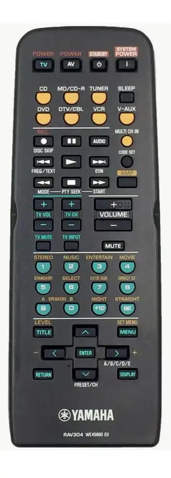RAV304 YAMAHA afstandsbediening