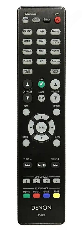 RC-1192 DENON afstandsbediening