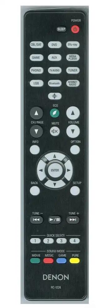 RC-1226 DENON afstandsbediening