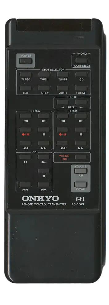 RC-206S ONKYO afstandsbediening