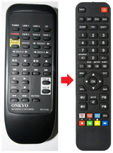 RC-314S ONKYO afstandsbediening - productfoto