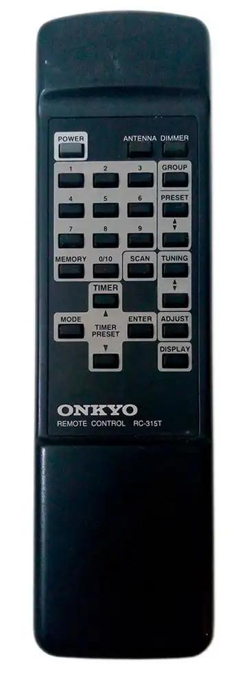 RC-315T ONKYO afstandsbediening