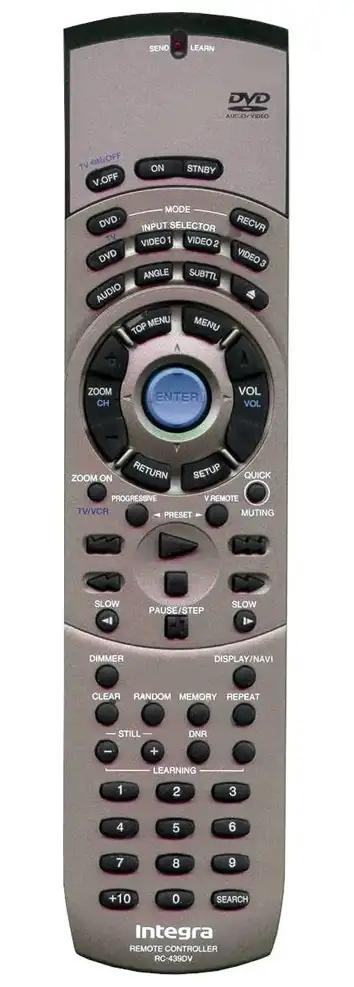 RC-439DV INTEGRA afstandsbediening
