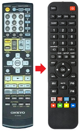 RC-651M ONKYO afstandsbediening - productfoto