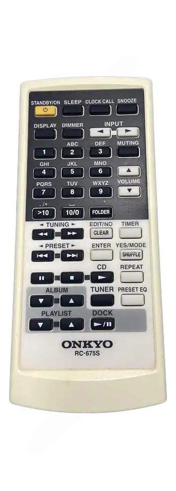 RC-675S ONKYO afstandsbediening